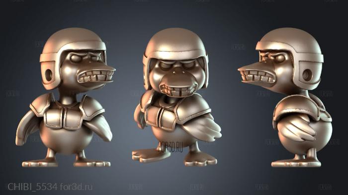 CHIBI_5534 stl model for CNC