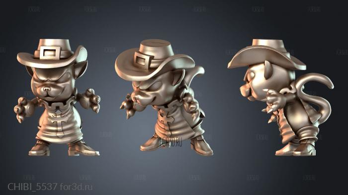 CHIBI_5537 stl model for CNC