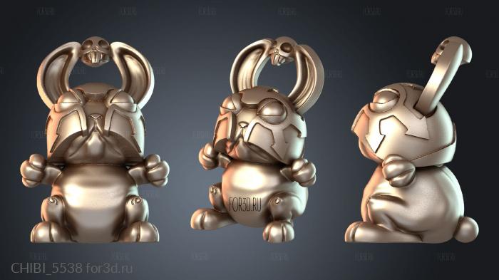 CHIBI_5538 stl model for CNC
