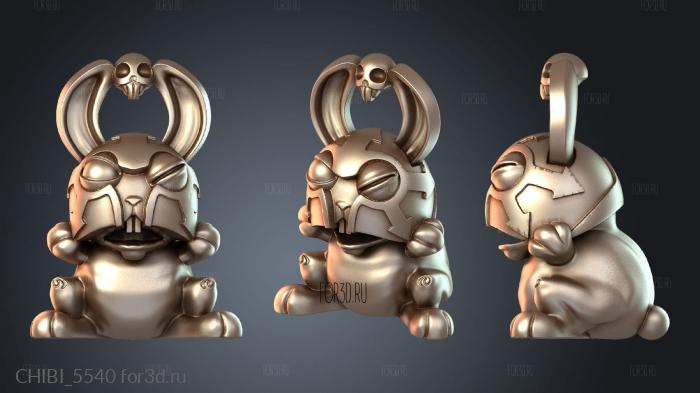 CHIBI_5540 stl model for CNC