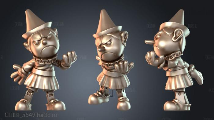 CHIBI_5549 stl model for CNC
