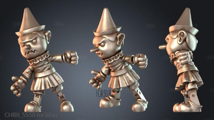 CHIBI_5550 stl model for CNC
