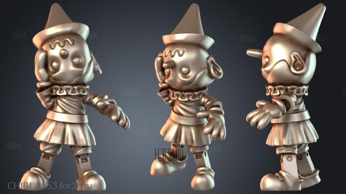 CHIBI_5553 stl model for CNC