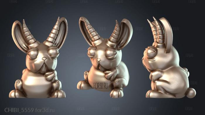 CHIBI_5559 stl model for CNC