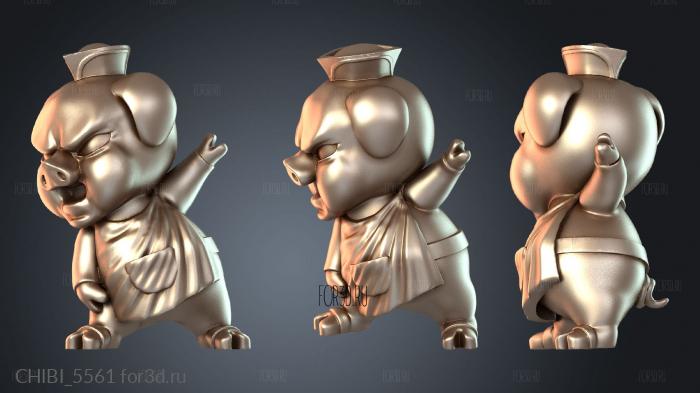 CHIBI_5561 stl model for CNC