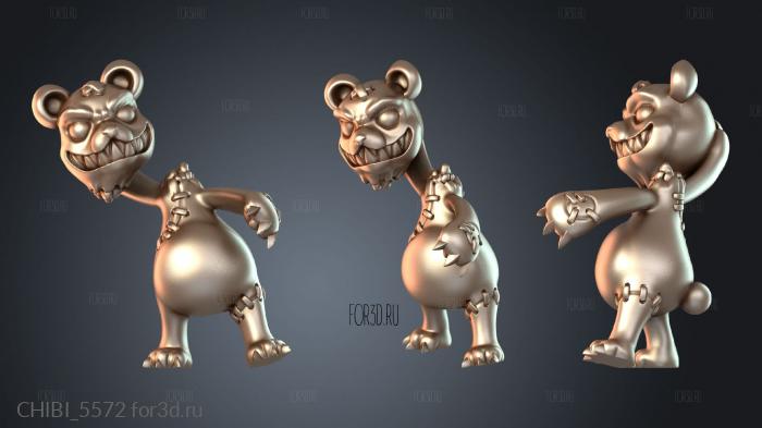 CHIBI_5572 stl model for CNC