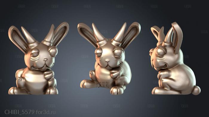 CHIBI_5579 stl model for CNC