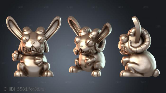 CHIBI_5581 stl model for CNC