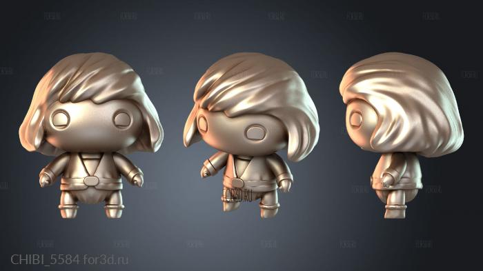 CHIBI_5584 stl model for CNC