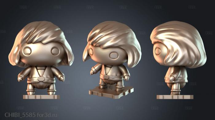 CHIBI_5585 stl model for CNC