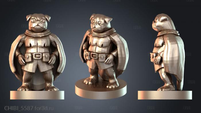 CHIBI_5587 stl model for CNC