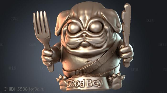 CHIBI_5588 stl model for CNC