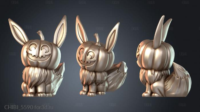 CHIBI_5590 stl model for CNC