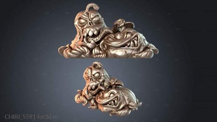 CHIBI_5591 stl model for CNC