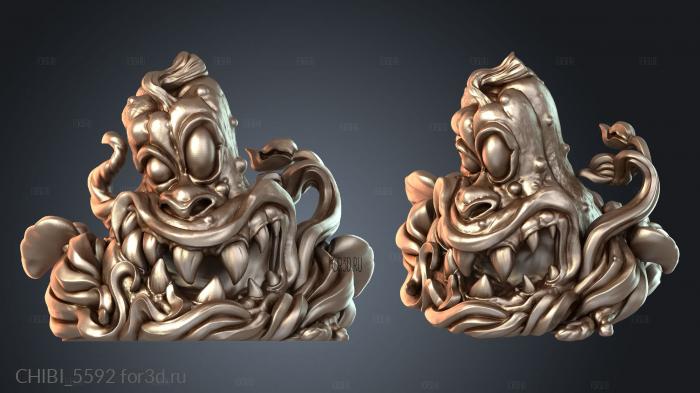 CHIBI_5592 stl model for CNC