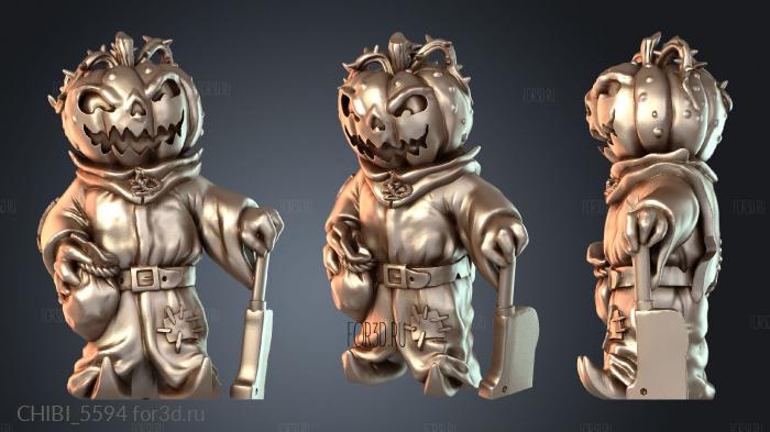 CHIBI_5594 stl model for CNC