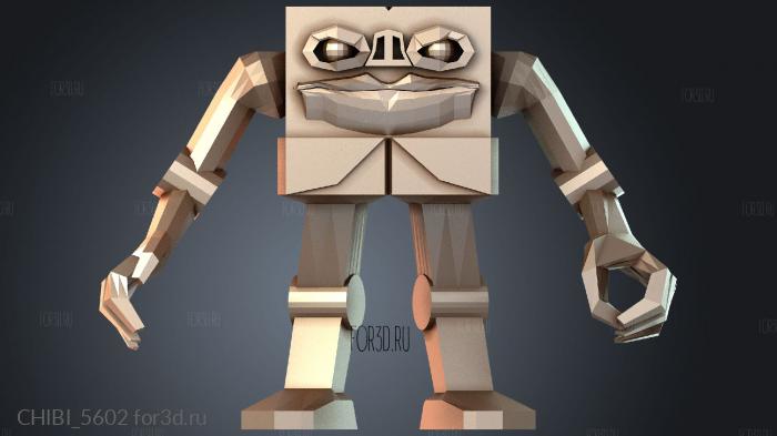 CHIBI_5602 stl model for CNC