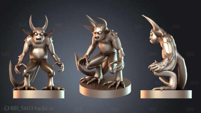 CHIBI_5603 stl model for CNC
