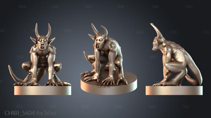 CHIBI_5604 stl model for CNC