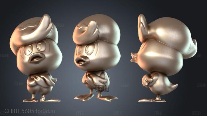 CHIBI_5605 stl model for CNC