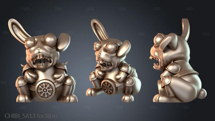 CHIBI_5613 stl model for CNC