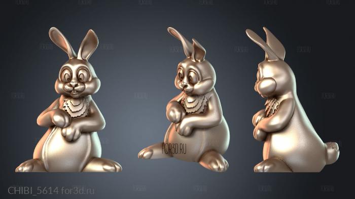 CHIBI_5614 stl model for CNC