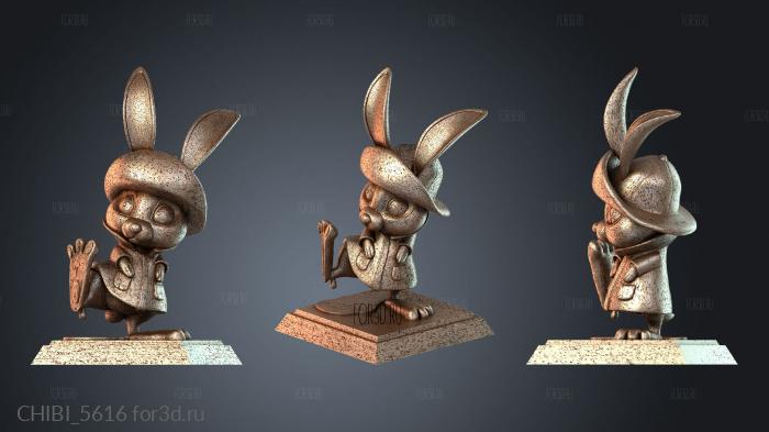 CHIBI_5616 stl model for CNC