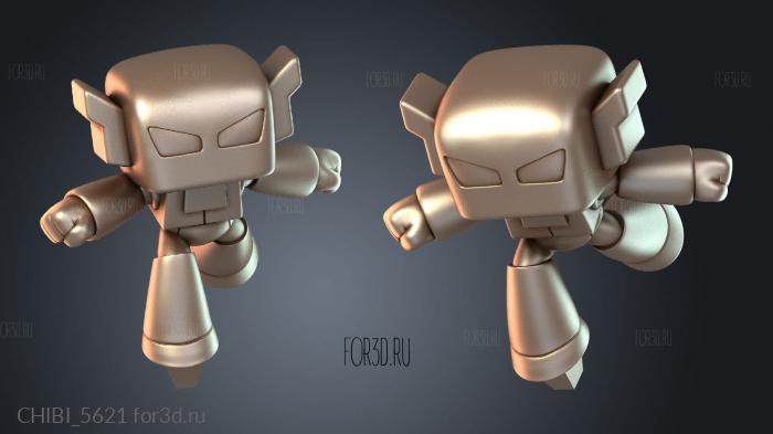 CHIBI_5621 stl model for CNC