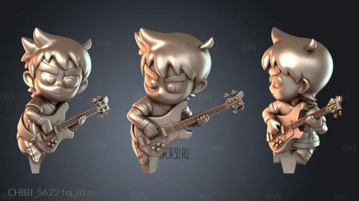 CHIBI_5622 stl model for CNC