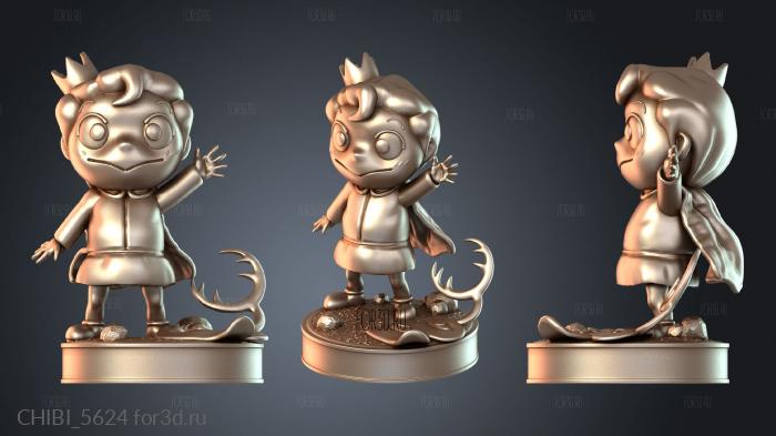 CHIBI_5624 stl model for CNC