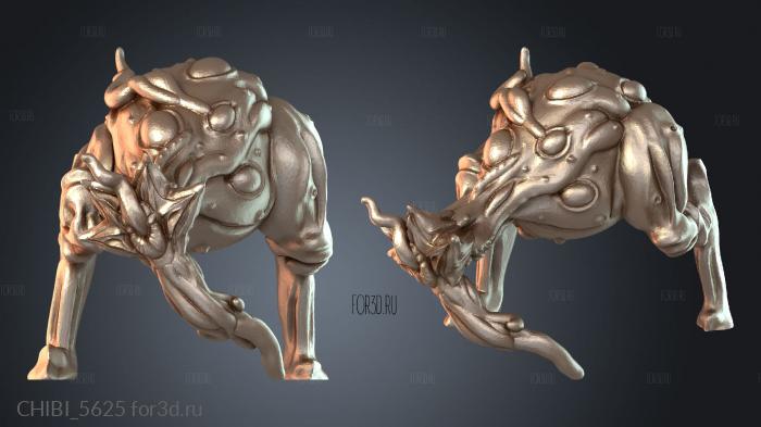 CHIBI_5625 stl model for CNC