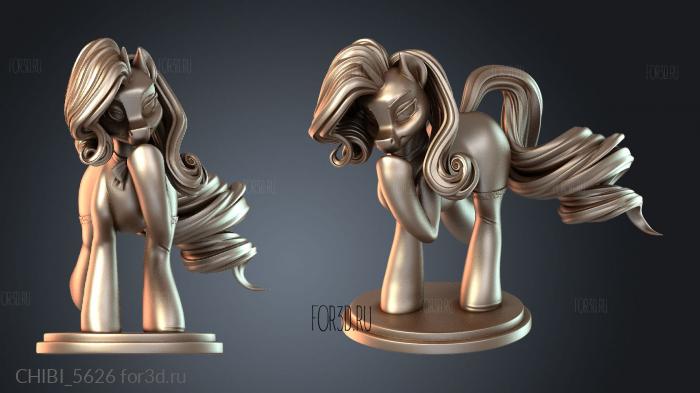 CHIBI_5626 stl model for CNC