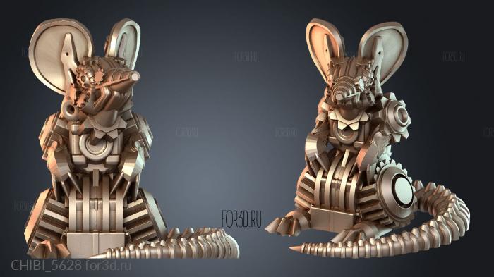CHIBI_5628 stl model for CNC