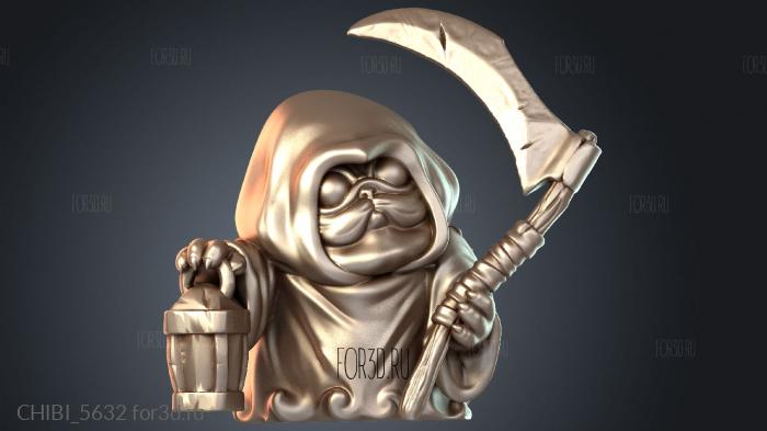 CHIBI_5632 stl model for CNC