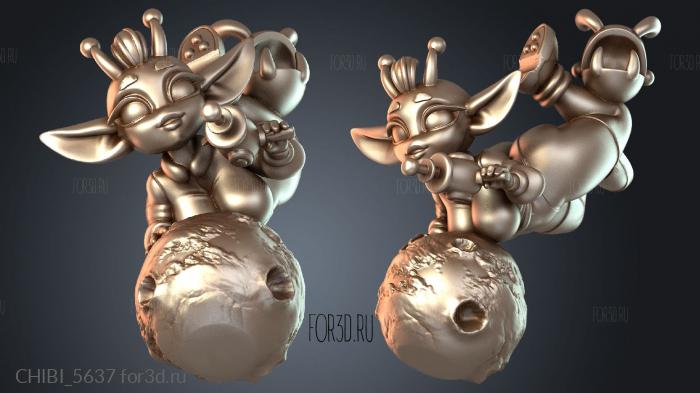 CHIBI_5637 stl model for CNC
