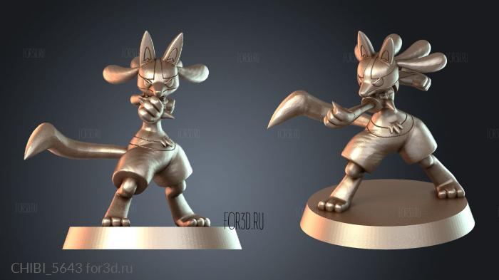 CHIBI_5643 stl model for CNC