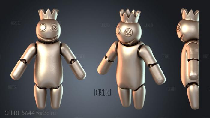 CHIBI_5644 stl model for CNC