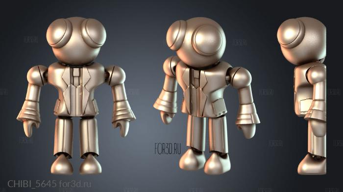 CHIBI_5645 stl model for CNC