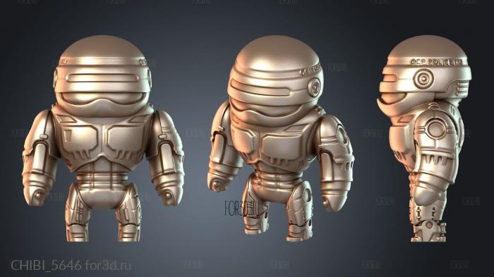 CHIBI_5646 stl model for CNC