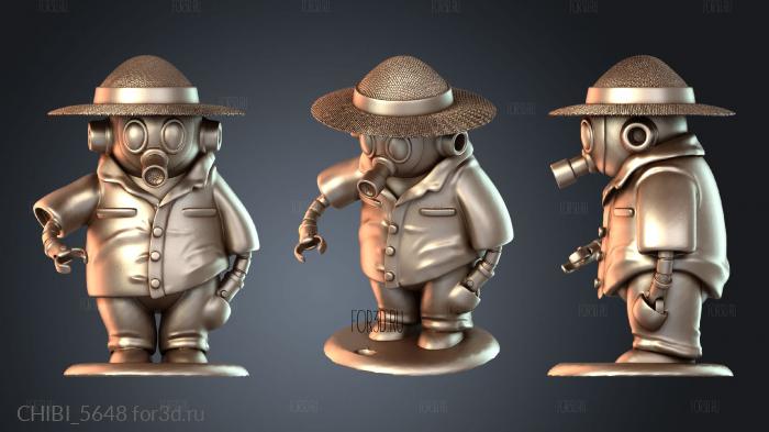CHIBI_5648 stl model for CNC