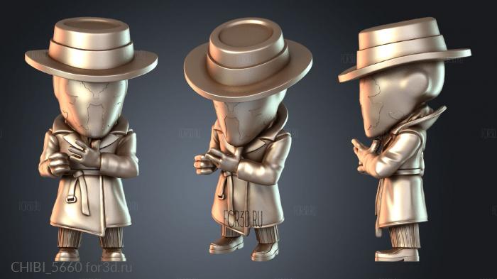 CHIBI_5660 stl model for CNC