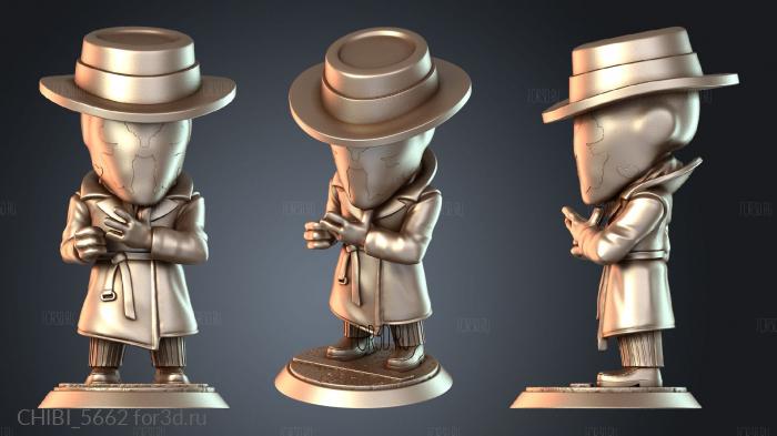 CHIBI_5662 stl model for CNC