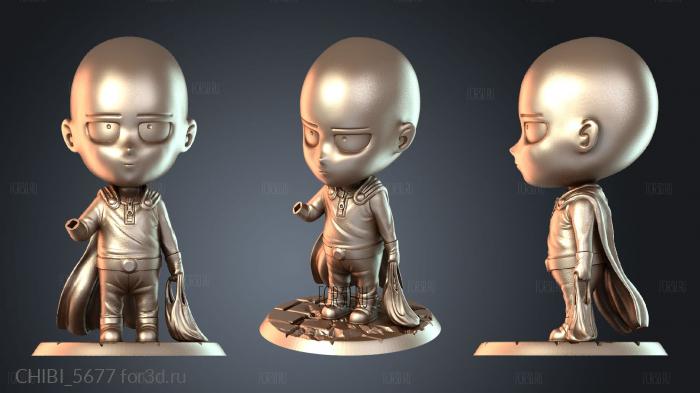 CHIBI_5677 stl model for CNC