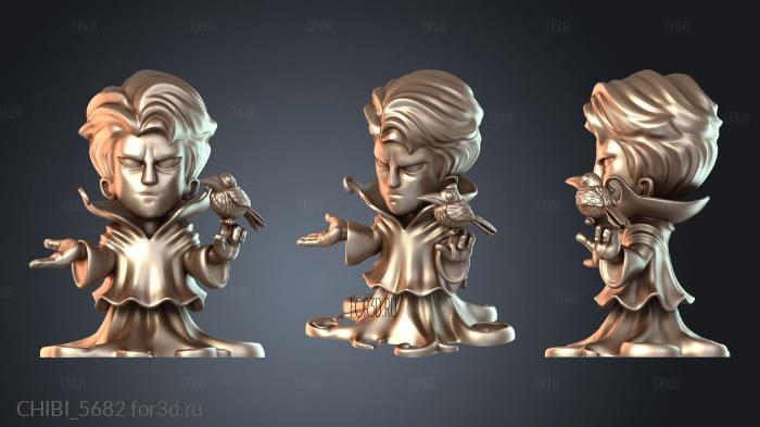 CHIBI_5682 stl model for CNC