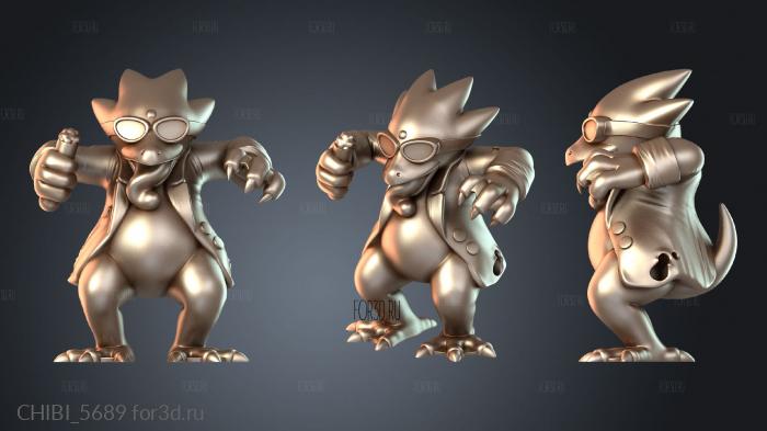 CHIBI_5689 stl model for CNC