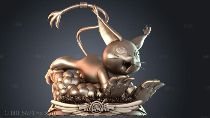 CHIBI_5691 stl model for CNC