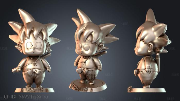 CHIBI_5692 stl model for CNC