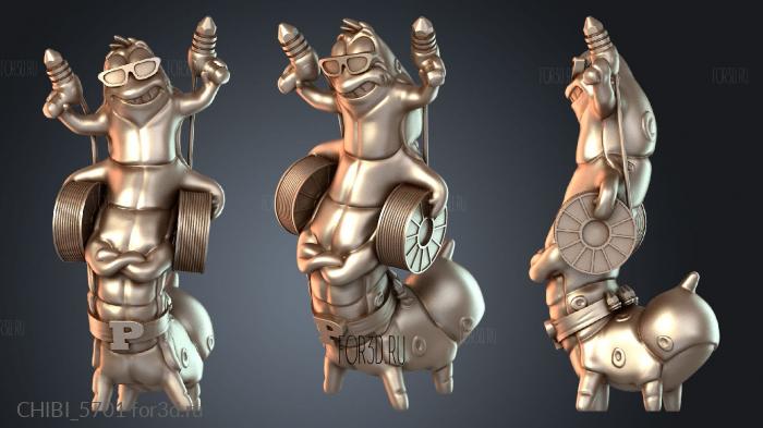 CHIBI_5701 stl model for CNC