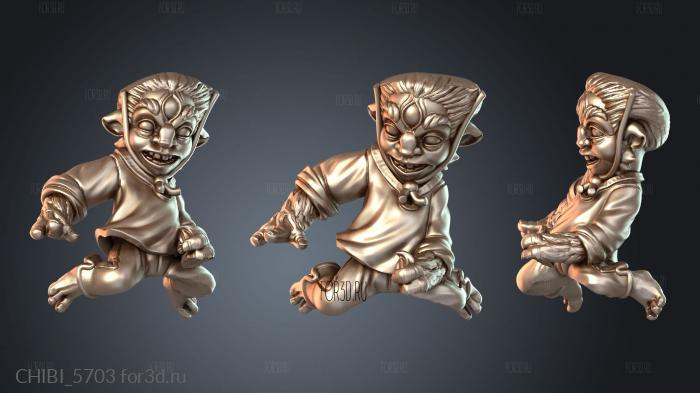 CHIBI_5703 stl model for CNC