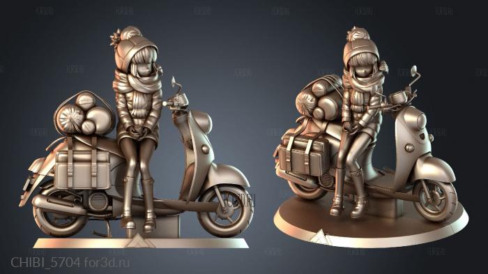 CHIBI_5704 stl model for CNC
